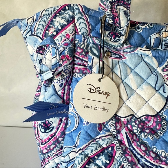 NEW Vera Bradley Disney Glenna Cinderella Paisley Satchel Handbag Shoulder Bag - Picture 2 of 12